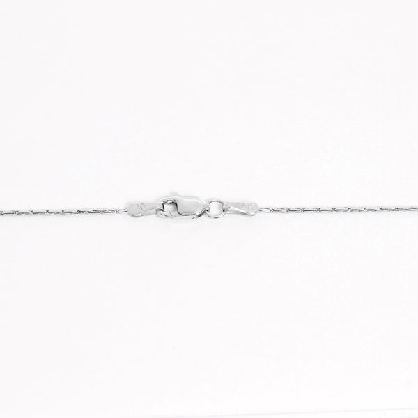 Natalie K 14K White Gold Black & White Diamond Pendant