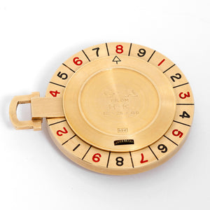 Collectible Longines 14K Yellow Gold Roulette Pocket Watch