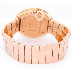 Van Cleef & Arpels Charms 18K Rose Gold Diamond Watch