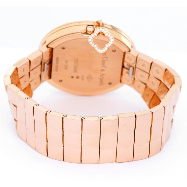 Van Cleef & Arpels Charms 18K Rose Gold Diamond Watch