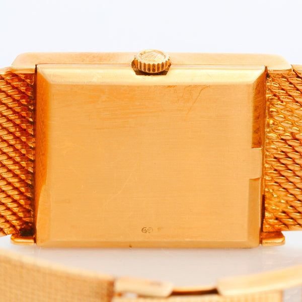 Rolex Cellini Rare Burl Wood Dial 18k Yellow Gold Men's Watch 4127