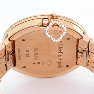 Van Cleef & Arpels Charms 18K Rose Gold Diamond Watch