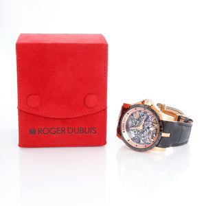 Roger Dubuis Excalibur Double Skeleton Tourbillon 18K Rose Gold