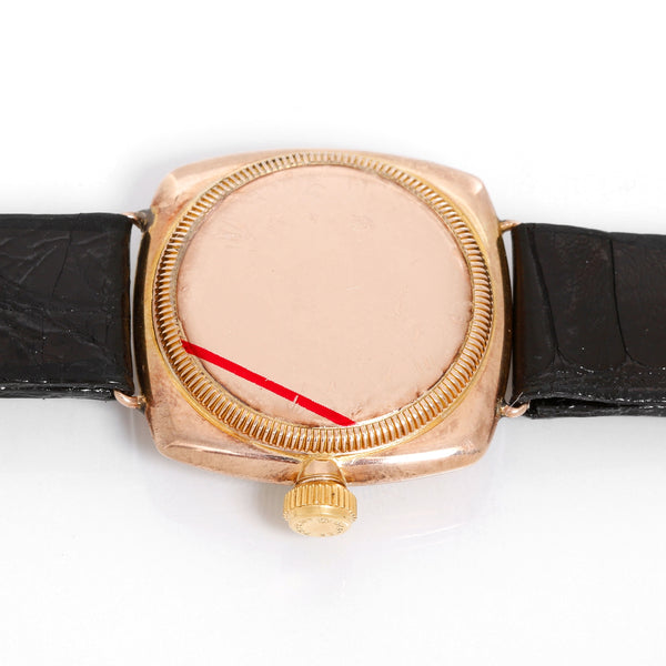 Rolex Cushion Shaped Oyster Yellow Gold Watch