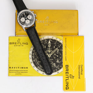 Vintage Breitling Navitimer Men's Steel Chronograph Watch 806