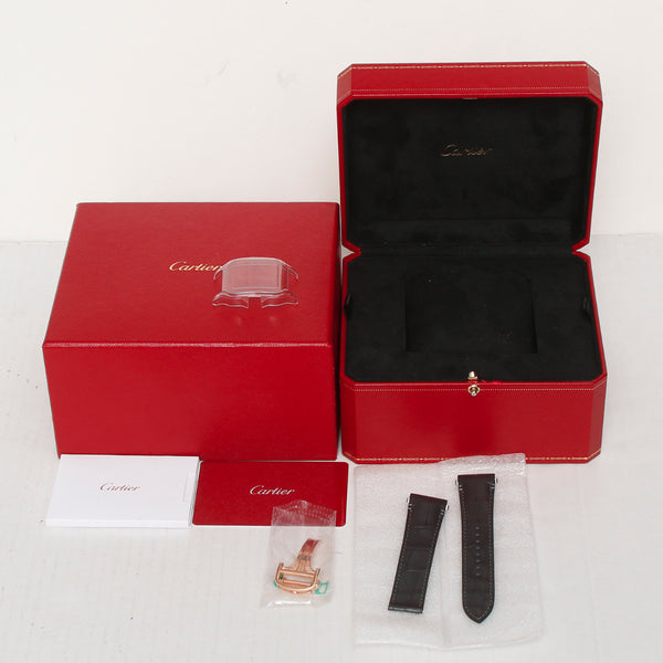 Cartier Santos 18K Rose Gold  Large Men's Watch WGSA0018