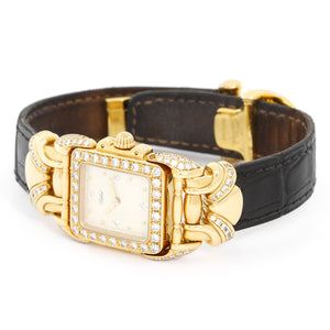 Tabbah 18K Yellow Gold Diamond Ladies Watch