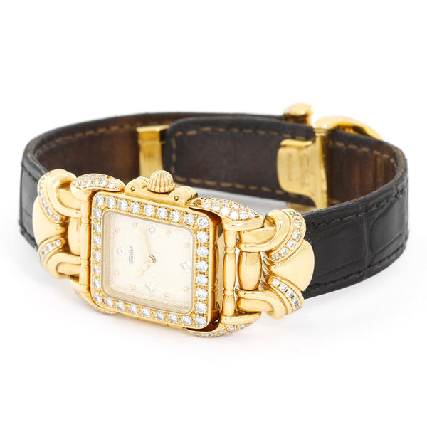 Tabbah 18K Yellow Gold Diamond Ladies Watch