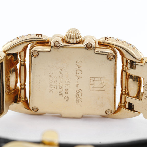 Tabbah 18K Yellow Gold Diamond Ladies Watch