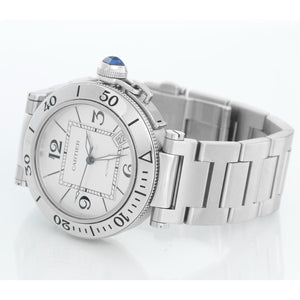 Cartier Pasha Seatimer Stainless Steel  Mens Watch 2790