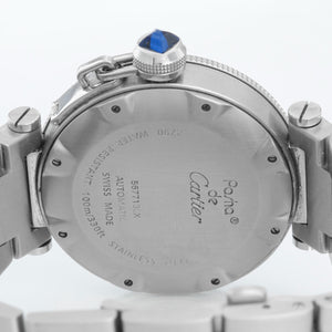 Cartier Pasha Seatimer Stainless Steel  Mens Watch 2790