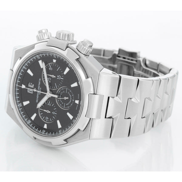 Vacheron Constantin Overseas Stainless Steel  Black Dial Ref 49150