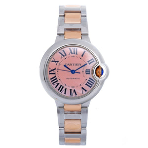 Cartier Ballon Bleu 2-Tone Midsize Automatic Watch W6920033