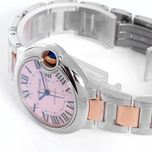 Cartier Ballon Bleu 2-Tone Midsize Automatic Watch W6920033