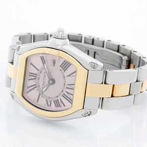 Cartier Roadster Steel & Gold Ladies Small Quartz Watch W62026Y4 2675