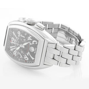 Franck Muller King Conquistador Chronograph Stainless Steel Watch 8005KCC