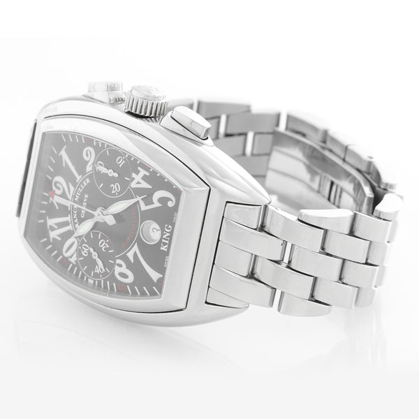 Franck Muller King Conquistador Chronograph Stainless Steel Watch 8005KCC
