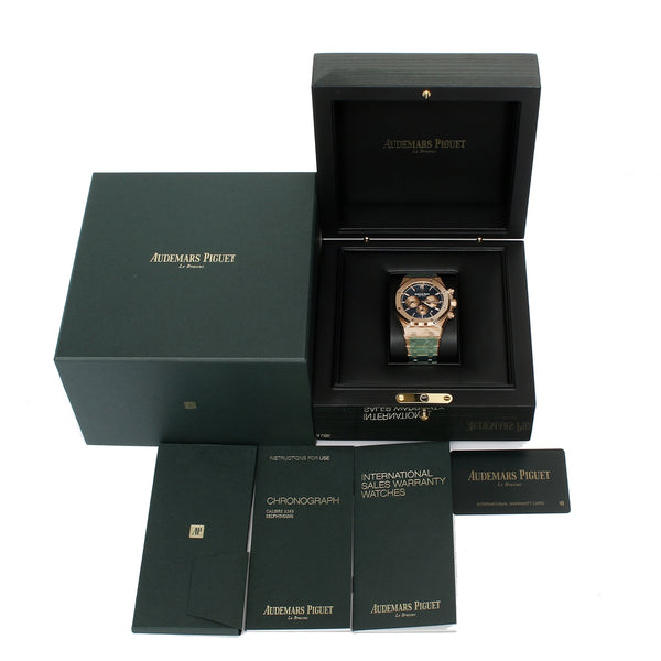 Audemars Piguet Royal Oak 18K Rose Gold Chronograph Watch 26331OR.OO.1220OR.01