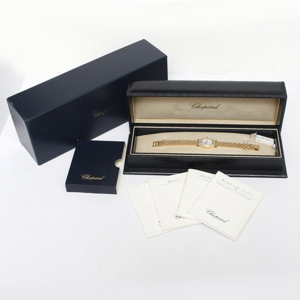 Chopard 18K Yellow Gold Diamond Ladies Watch 551 1