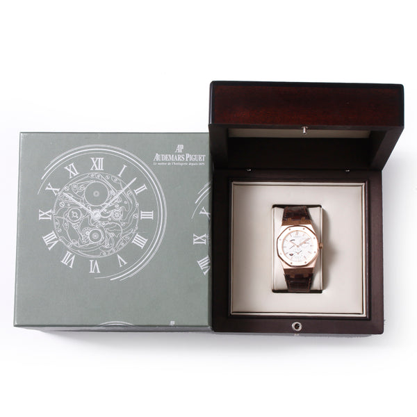 Audemars Piguet Royal Oak Dual Time Rose Gold Watch