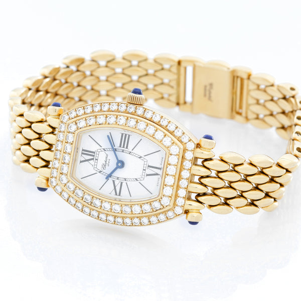 Chopard 18K Yellow Gold Diamond Ladies Watch 551 1