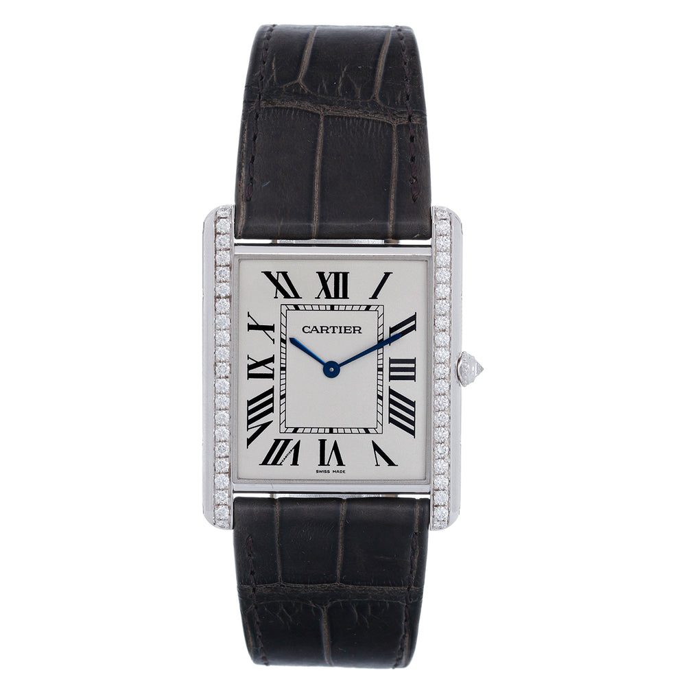 Cartier Tank Louis 18k White Gold Oversize Unisex WT2000006