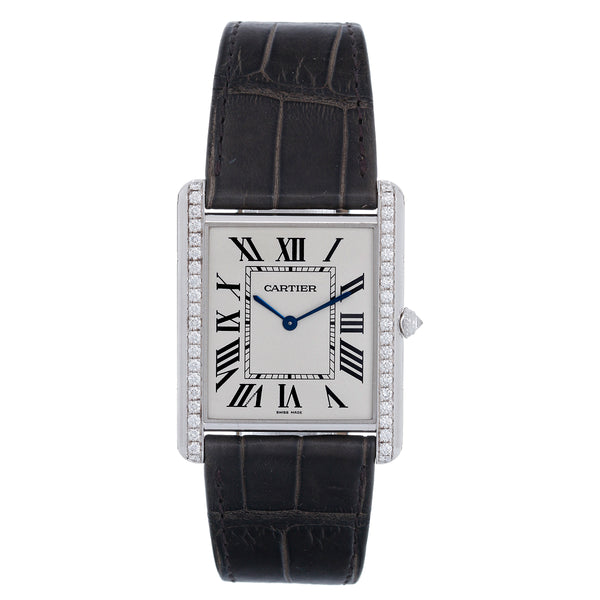 Cartier Tank Louis 18k White Gold Oversize Unisex WT2000006
