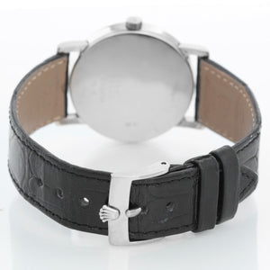 Rolex Cellini Classic 18k White Gold Men's Watch 5115