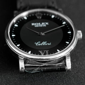 Rolex Cellini Classic 18k White Gold Men's Watch 5115