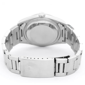 Rolex Datejust Watch Men's Stainless Steel 16200 White Roman Dial