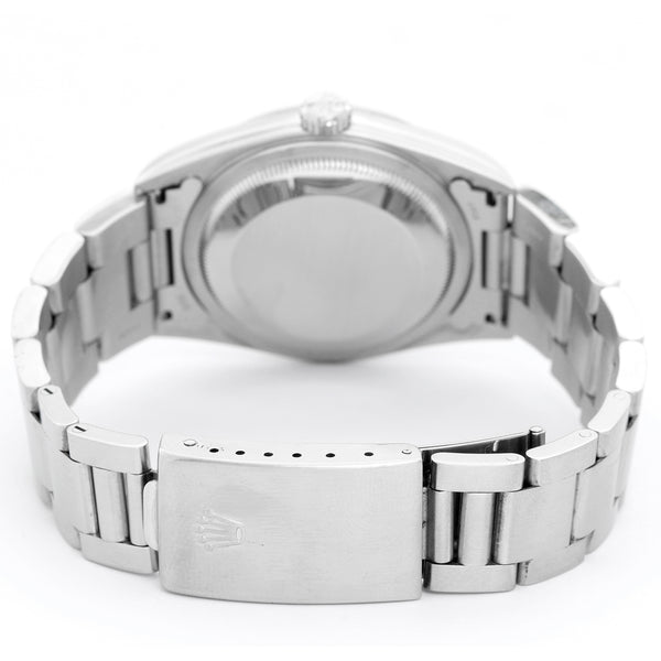 Rolex Datejust Watch Men's Stainless Steel 16200 White Roman Dial