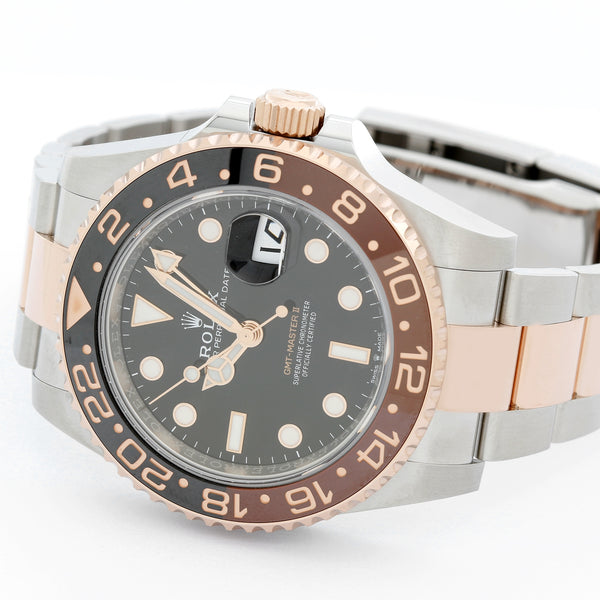 Rolex GMT-Master II Rose Gold and Stainless Steel Root beer Watch 126711