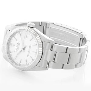 Rolex Midsize Stainless Steel Datejust Silver Dial Watch 78274