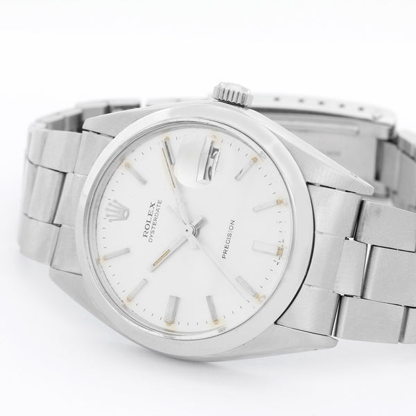 Men's Rolex Oysterdate Silver Dial Watch 6694