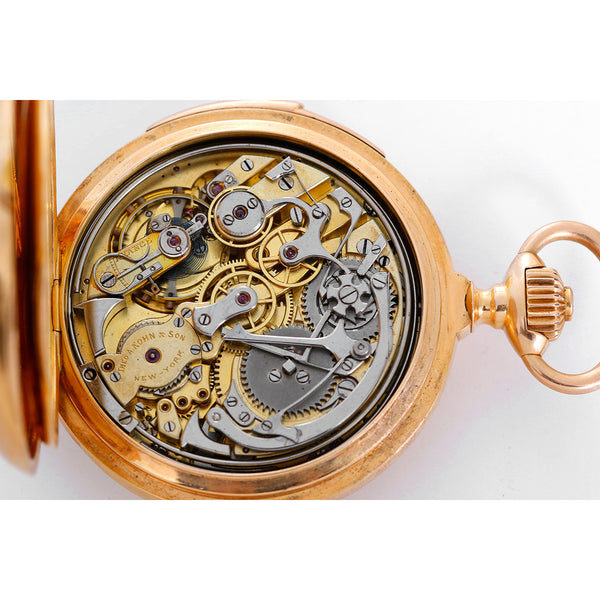 High Grade Theo. A. Kohn Minute Repeater Pocket Watch