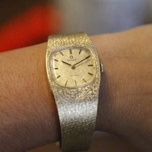 Vintage Omega Automatic 14k Yellow Gold Men's  Dress Watch