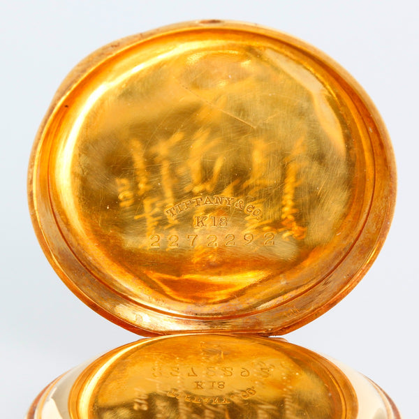 Tiffany & Co. 18K Yellow Gold Pendant Pocket Watch