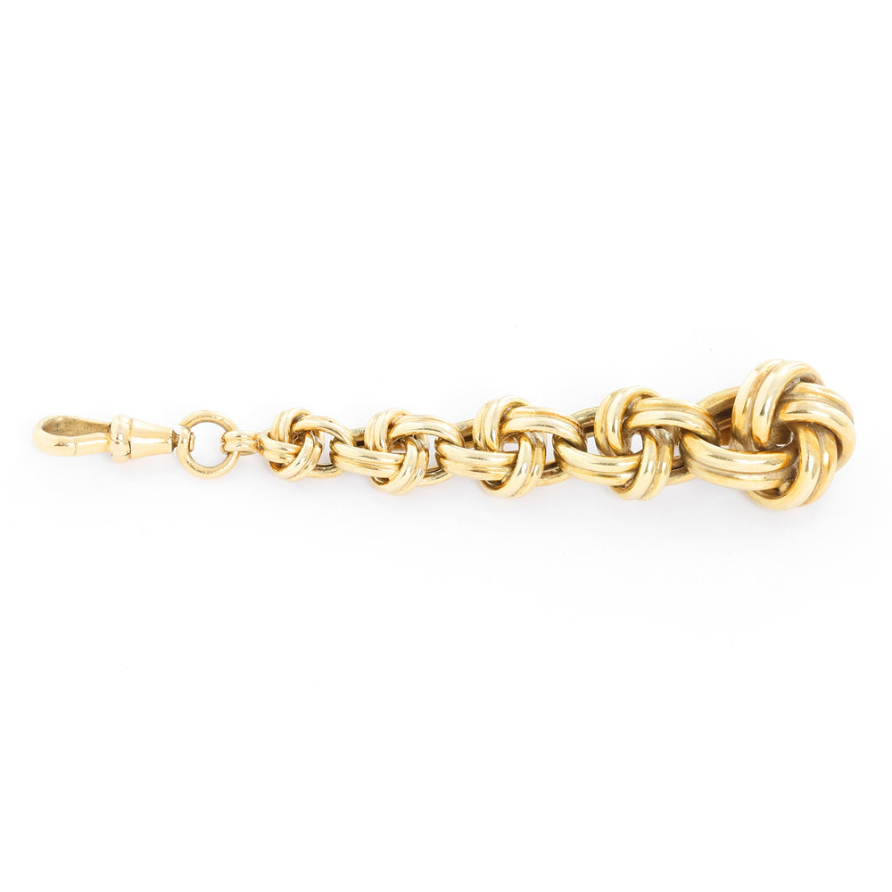 18K Yellow Gold Knot Lapel Pin