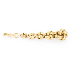 18K Yellow Gold Knot Lapel Pin