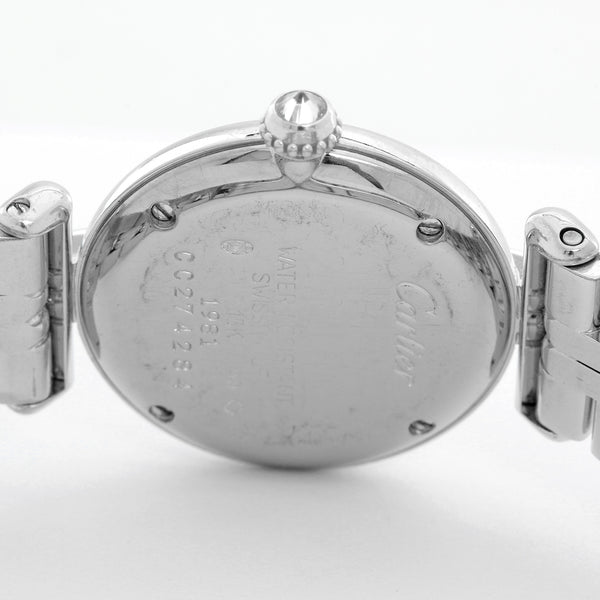 Cartier 18K White Gold Diamond Ladies Watch
