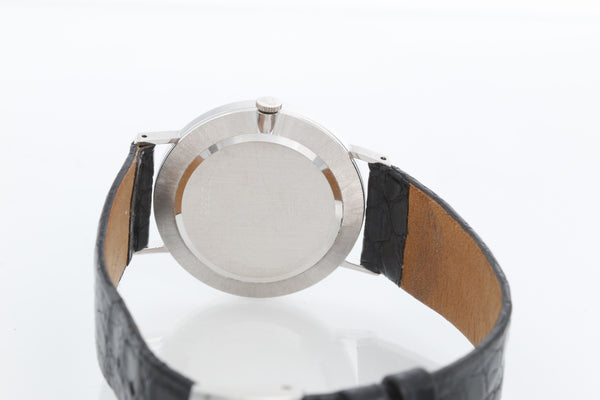 Rolex Cellini Men's 18k White Gold Watch on Strap Band Mod. 4112