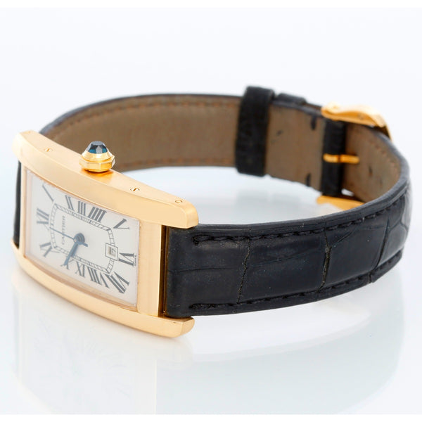 Cartier Tank Americaine (or American) Men's Gold Watch W2603156 1725
