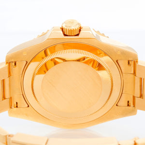 Rolex GMT - Master II Men's 18K Yellow Gold Watch 116718