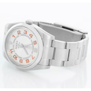 Rolex Air-King Stainless Steel Men's Watch Domed Bezel 114200