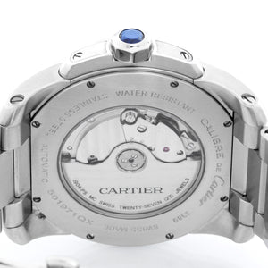 Cartier Calibre Stainless Steel Men's 42mm Watch W7100015 3389