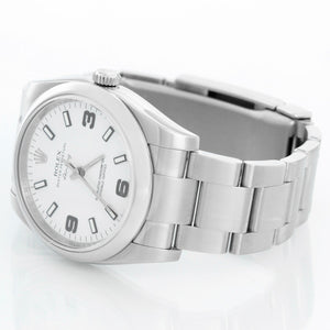 Rolex Air-King Stainless Steel Men's Watch White Dial 114200