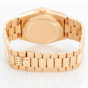 Rare Rolex Oysterquartz Pyramid 18k Gold Watch 19028