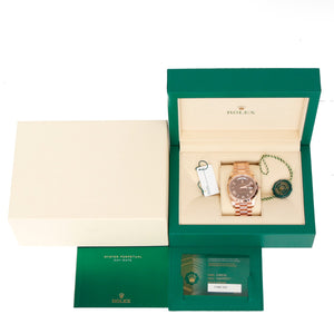 Rolex Day-Date 40 President 18k Rose Gold Men's 40mm Watch 228235