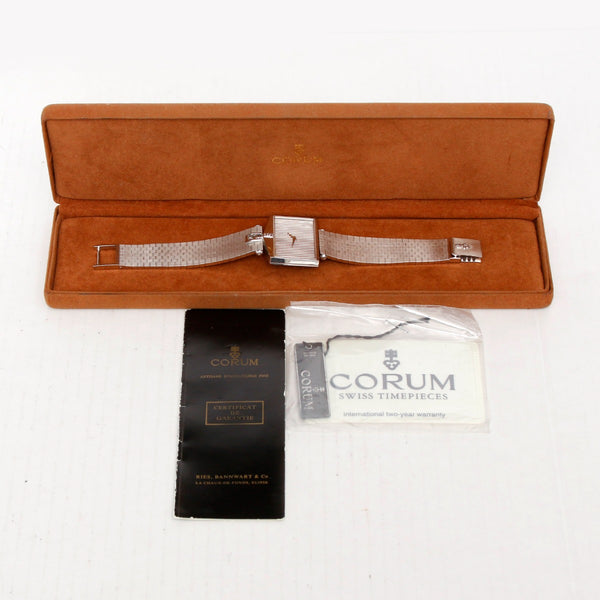 Corum Gold Rolls-Royce 18K White Gold Mens Watch