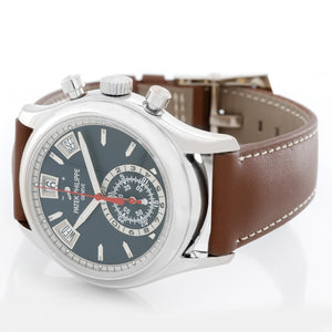 Patek Philippe Flyback Chronograph Men's 18k White Gold Watch  5960 G or 5960-01G or 5960/01G-001